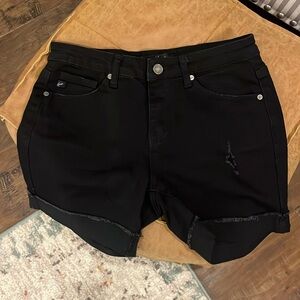 Kancan black Jean shorts